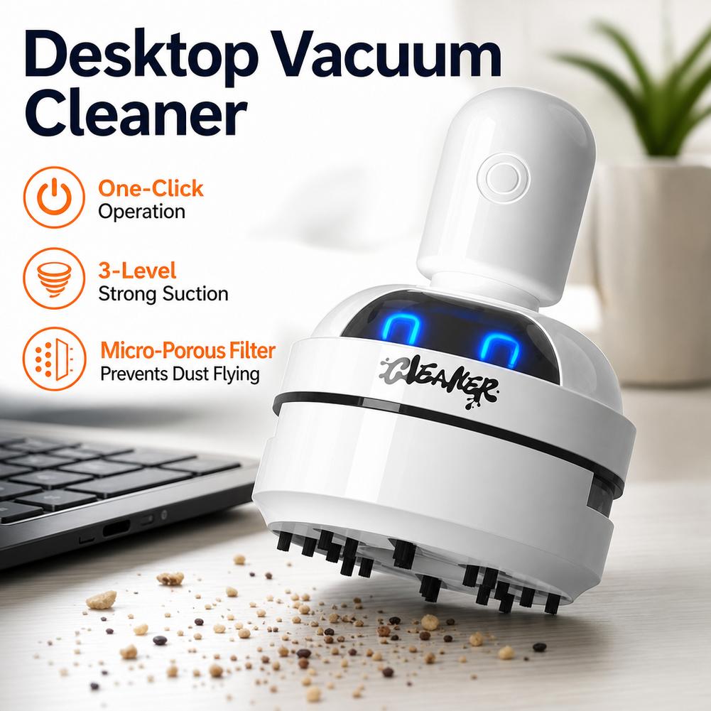 Vacuum Chamber Small - Sessiz Masaüstü Mini Elektrikli Süpürge 3