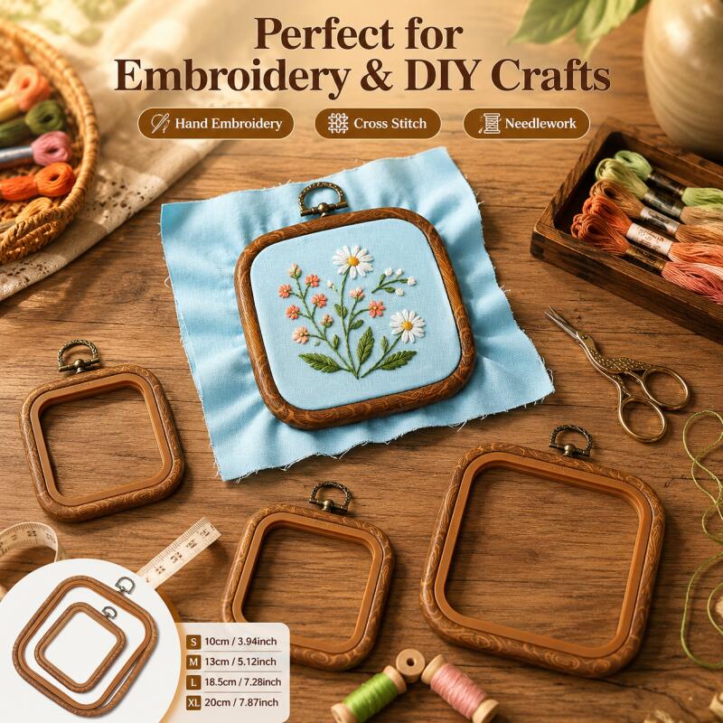 Kare Dekoratif Ahşap Görünümlü - Wood Ring Blank incelemesi ve fiyatı